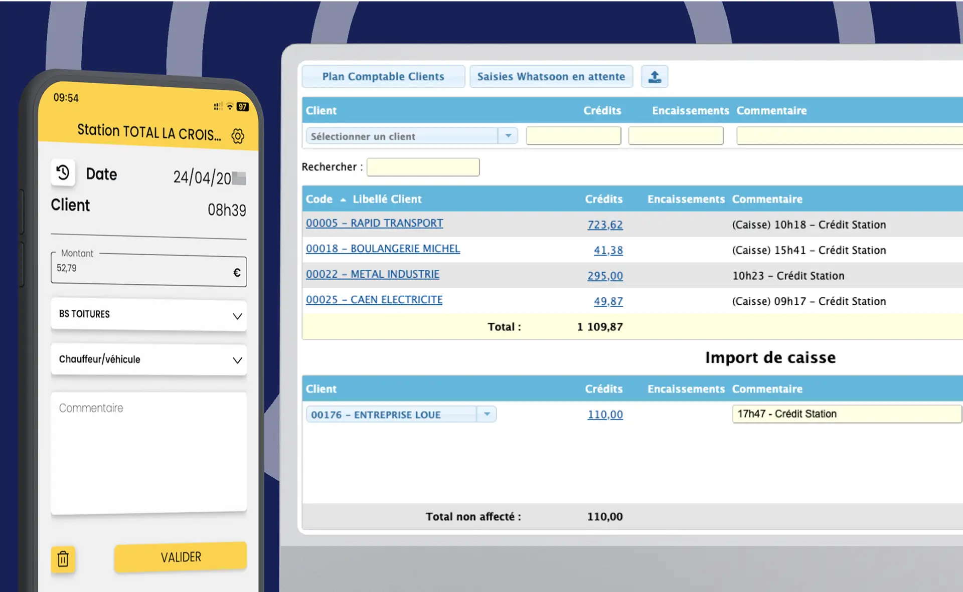 CICD MyGest Suivi des clients en compte